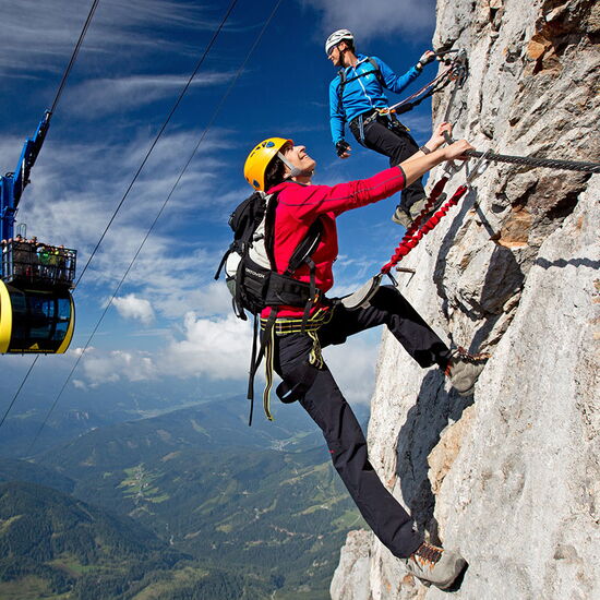 Skywalk via ferrata in Ramsau