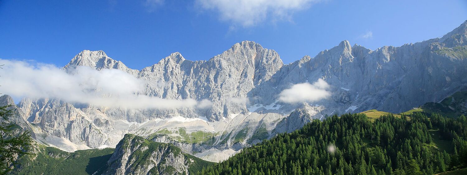 Dachstein Südwand im Sommer