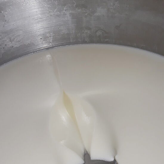 Das Produzieren von Joghurt