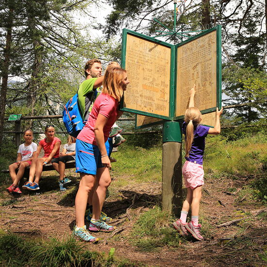 Hiking with the family on great themed trails